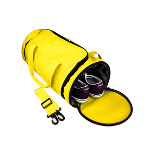 Prix de vente en gros Sacs de sport magiques noirs et verts ronds sur mesure pour la salle de sport et les voyages Fabricant direct - Product Image 5