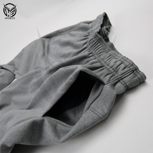 กางเกงวอร์มผ้าแคนวาสสำหรับผู้ชายกางเกงวิ่งออกกำลังกายเอวยางยืดมีกระเป๋า2ข้างน้ำหนักเบาแห้งเร็วกันลม - Product Image 3