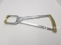 Instrument optique large avec garantie d'un an avec embouts de contact en nylon de construction en acier inoxydable à échelle en laiton de 0 à 19mm