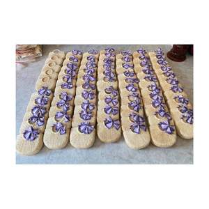 MEILLEUR PRIX SAC À MAIN POUR FEMMES EN JACINTH D'EAU DE COULEUR NATURELLE TISSÉ À LA MAIN NOUVELLE MODE SAC DE PLAGE EN GROS Forme de demi-lune Fermeture éclair - Product Image 5