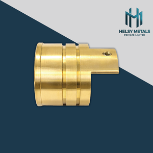 Componente Cilíndrico de Latón Duradero, Mecanizado con Precisión, con Eje Extendido, Acabado Liso, Herraje Industrial de Latón para Motores - Product Image 2