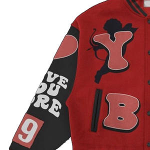 Chaquetas Varsity Nuevo Estilo Cuello Alto Todas las Tallas Colores Lana de Alta Calidad Antibacterianas para Hombre y Mujer - Product Image 3