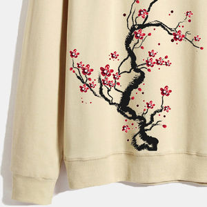 Sudadera informal de poliéster/algodón transpirable teñida lisa de otoño para hombre de corte Regular de alta calidad 100% - Product Image 4