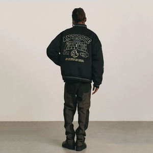 Chaquetas Varsity de Béisbol para Hombre, Estilo Urbano, Bordado con Logotipo Personalizado en Color, Precio al por Mayor - Product Image 4