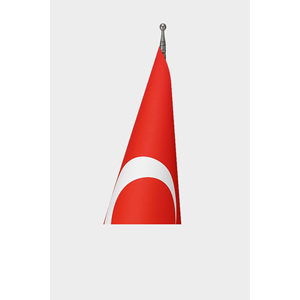 Turkiye Official Custom 3x5ft Indoor <b>Flag</b> Pennant Style Digital Printed Polyester with Aluminum <b>Pole</b> <b>for</b> Car Display - Product Image 3