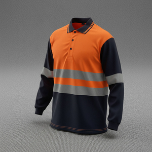 Chemises et hauts de sécurité haute visibilité de qualité supérieure en gros, t-shirts réfléchissants, vêtements de sécurité - Product Image 3