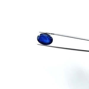 AAA Grade Natural Bangkok Blue Sapphire Calibrated Ovals 8mm Height 3mm Width Fine Crystal Material Heat-treated - Product Image 4