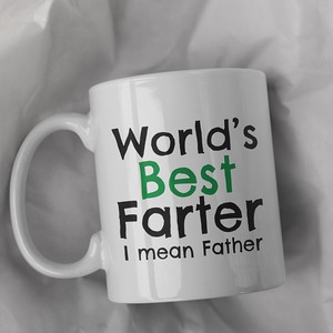 Tasse à café en céramique imprimée de lettres, cadeaux pour papa, fête des pères unique, cadeau d'anniversaire - Product Image 1