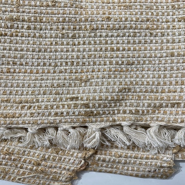 Handloom Woven Rustic Jersey Fabric Home Furnishing Interior Decoration Wedding Curtain Flooring Cushion Cover Sofa Dress