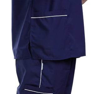 Ensemble de blouses médicales unisexes à col en V, de haute qualité, à séchage rapide, avec votre logo, couleurs et tailles personnalisables, par HI 2026 - Product Image 6