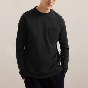 T-shirts OEM pour hommes, délavage acide, 220 g/m², 100 % coton biologique, écologiques, coupe classique, logo personnalisé, streetwear, t-shirt délavé sur mesure - Product Image 3