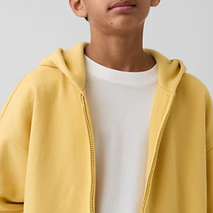 Durable Zip Up Closure Design Boys <b>Hoodie</b> With Full Sleeve Cheap Rate For Bulk Buyers OEM Service Design With Hood / Custom Logo - Product Image 2