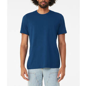 เสื้อยืดคอกลมแขนสั้นผู้ชายผ้าแคนวาสแบบคลาสสิกสั่งตัดได้ - Product Image 6