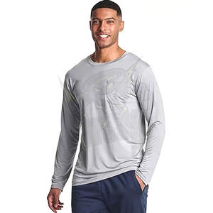 Custom High Quality Long Sleeve Performance Uv Sun protection Upf 50+ Quick Dry Slim Fit Spf Shirt Long Sleeve Jogging Wear - Product Image 2