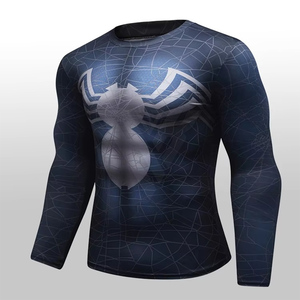 2025 nouveau Design qualité d'exportation MMA hommes Rash-Guard Compression T-Shirt manches longues et Protection du cou respirant vêtements de sport - Product Image 3