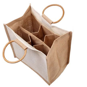Best Quality Custom Logo Medium Canvas Tote <b>Bag</b> | Premium Jute Wine Bottle Carry <b>Bag</b> | Organic Handled Packaging, Durable <b>Bag</b> - Product Image 3