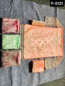 Nouveau Designer Broderie Lourde et Séquence Travail Mariage et Festival Porter Salwar Kameez Costume avec Net Dupatta avec Bordure en Dentelle - Product Image 6