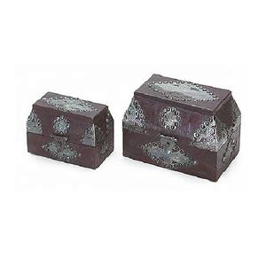 Wooden Box Jewelry Box With Lock Home Decor Decorative <b>Boxes</b> Treasure Chest Indian Handicraft Wood Craft High Quality <b>Gift</b> Item - Product Image 4