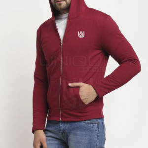Cantidad a granel Custom Men Zipper Hoodies Fitness Último diseño Sudaderas con capucha para hombres Hecho en Pakistán - Product Image 3