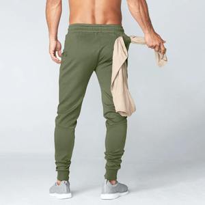 Hang Towels Fitness Sport Trousers <b>Men</b> Jogger Sweatpants Hot Selling <b>Mens</b> <b>Running</b> Zipper Pockets Track <b>Pants</b> - Product Image 2