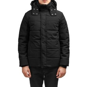 Vente de gros Style personnalisé Veste matelassée à capuche imperméable pour homme Vêtement de ville d'hiver Veste matelassée en duvet Veste d'extérieur - Product Image 1