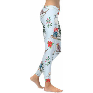 Oem Polyester Spandex Leggings Digital Printed Sublimated Breathable Legging Women Latest Fitness Leggings Tights - Product Image 5