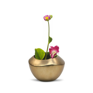 CUD5307GD - Pot unique à effet ondulé doré - 7 H - Product Image 2