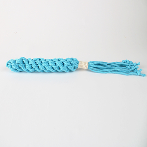 Juguete de cuerda de algodón trenzado resistente con borlas para perros, mejora la interacción y la liberación de energía, OEM Vietnam - Product Image 3