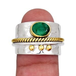 Ágata Natural India de la mejor calidad, cabujón de corte ovalado, piedra preciosa sólida de Plata de Ley 925, hecho a mano anillo de boda, joyería - Product Image 2