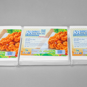 Krclean Feuilles carrées super absorbantes réutilisables biodégradables écologiques en papier absorbant l'huile pour la cuisine pour l'élimination de l'huile - Product Image 5