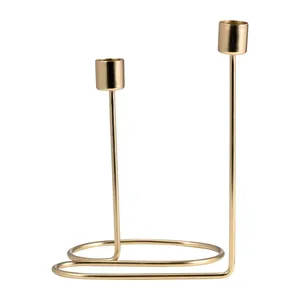 Candelabro de Metal para Decoración de Bodas y Hoteles, Nuevo Candelabro para Velas de Té - Product Image 1