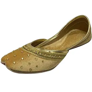 Wholesale New Custom Design Foot Wear Flat Khussa Shoes With Stones Womens Non Slip Khussa Jutti Punjabi Style Khussas For Women