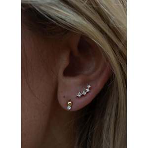 Crawler Stud Diamond Earrings - Product Image 2