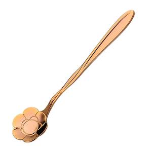 Juego de cubiertos de cuchara de último diseño de latón con acabado dorado más vendido, cucharas con asas de nuevo diseño para uso en la cena de HF CRAFTS - Product Image 4