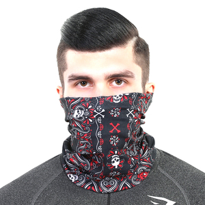 High Quality Men's Multifunctional Polyester Neck Gaiter <b>Scarf</b> Customizable Top Design Wholesale Bandana for Daily Use - Product Image 2