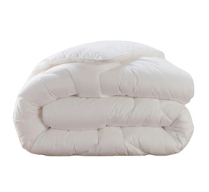 Housse de couette en coton OEM de luxe 2026, qualité supérieure, blanc uni, taille complète, 300 fils, imperméable, écologique - Product Image 2