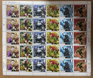 Timbres Royaume-Uni de première qualité, ensemble de grands autocollants en vrac pour étiquettes et notes, autocollants de timbres-poste Royal Mail - Product Image 3