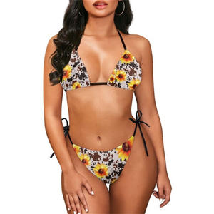 2024ชุดว่ายน้ำเซ็กซี่สองชิ้นสำหรับผู้หญิงชุดชายหาดสุดอินเทรนด์ใส่ในฤดูร้อน - Product Image 3