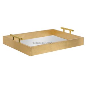 ชุดถาดเสิร์ฟโลหะชุบสังกะสีแนวชนบทมีสามขนาดพร้อมพื้นผิวที่สมบูรณ์แบบสำหรับการแสดงผลไม้และของขบเคี้ยว - Product Image 6