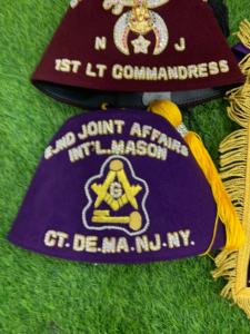 Paquete de cuello delantal Shriner Fez con corona - Product Image 4