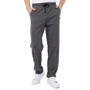 กางเกงวอร์มลำลองผู้ชายทรงตรง ขาตรง ผ้าฟลีซเนื้อนุ่ม สไตล์สลิมฟิต มีเชือกผูกเอว เป็นมิตรกับสิ่งแวดล้อม ป้องกันรอยยับ - Product Image 6