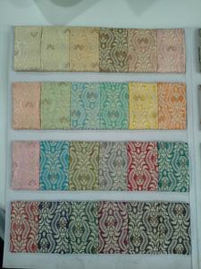 100% Polyester Broderie Tissu pour Vêtements Rembourrage Personnalisé Imprimé Plaid Chaîne Non Tissé Techniques pour Vêtements De Mariage - Product Image 3