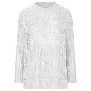 Tendance personnalisé doux à manches longues pulls en coton tricoté haut pour femmes pull dames pull en tricot pour les femmes - Product Image 3