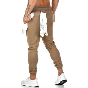 กางเกงวอร์มขาบานสไตล์ลำลอง ระบายอากาศได้ดี กางเกงจ็อกเกอร์ แต่งผ้าแบบวินเทจ เอวยางยืด ผู้ชาย ผ้าฝ้าย 100% น้ำหนักเบา - Product Image 5