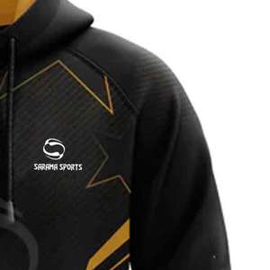 เสื้อฮู้ดดี้ผู้ชายคุณภาพสูง ลายพิมพ์แบบซับลิเมชั่น คอปกแบบมีฮู้ด ผ้าถักสำหรับฤดูหนาว ผู้ผลิตโดยตรงจากปากีสถาน - Product Image 6