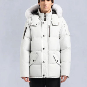 Fashion Streetwear Outdoor Winter Custom Logo Stand Cloler With Hood High Quality Men Bubble Bomber puffer <b>jacket</b> winter <b>jacket</b> - Product Image 3