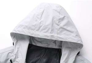 Top Trend Overhead Pullover Chaqueta impermeable Poliéster Cortavientos Diseñador Senderismo Chaqueta con capucha al aire libre con cremallera - Product Image 6