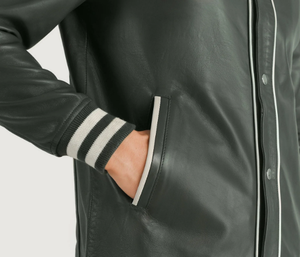 Chaqueta Leatherman Varsity para hombre, nuevo diseño 2025, chaqueta universitaria de béisbol para hombre, chaqueta Varsity hecha a medida de alta calidad - Product Image 6