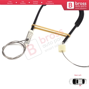 Kit de réparation de lève-vitre arrière gauche BWR5093 pour Fluence L3 2009-2024 Berline 4 portes 827210016R - Product Image 4