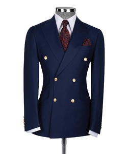 Custom Men's 2 Piece Classic Fit 2 Button <b>Suit</b> <b>Jacket</b> Office Dress Blazer & Pleated Pants Set 2026 - Product Image 2